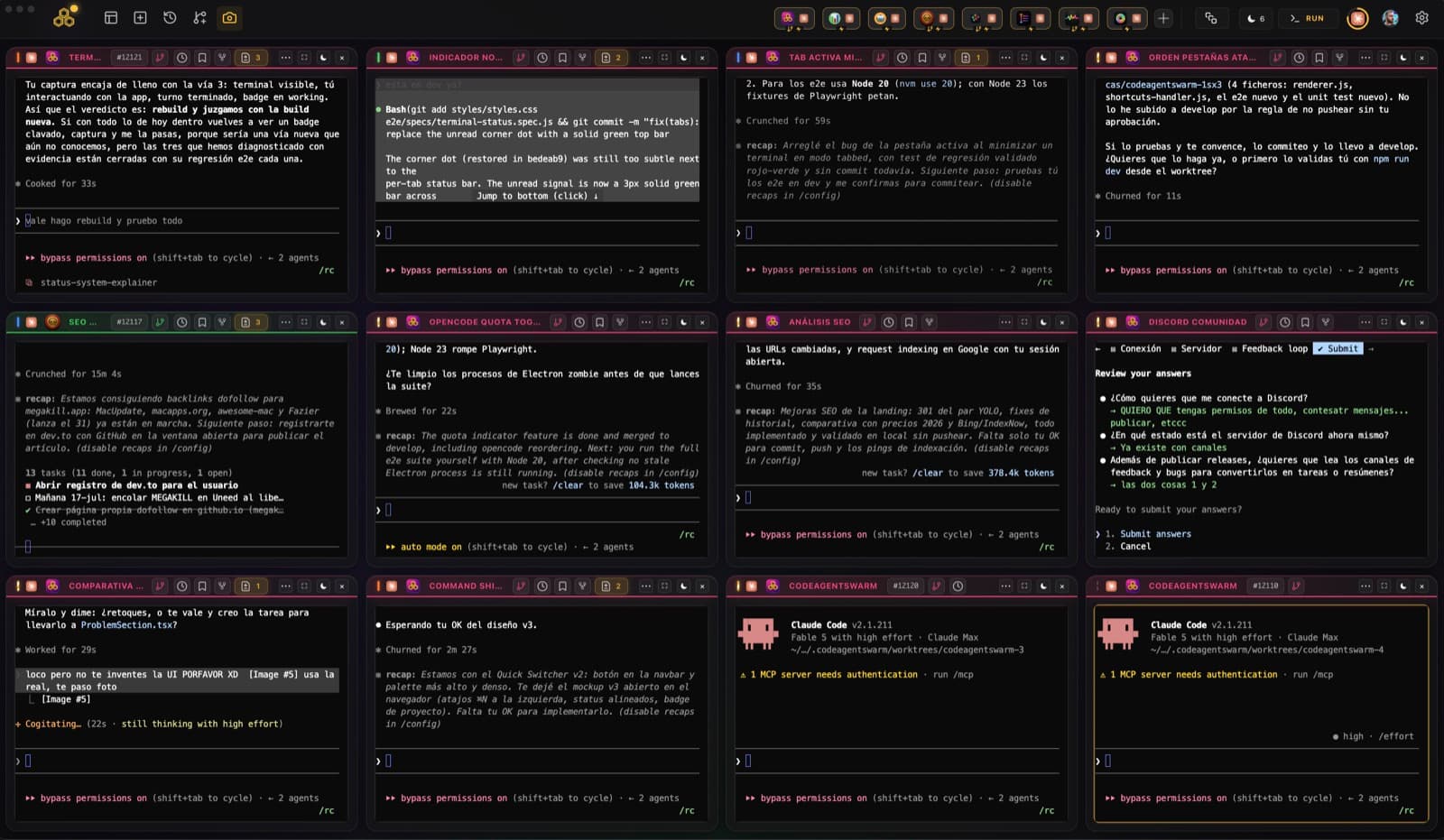 CodeAgentSwarm – AI coding workspace for Claude Code, Codex ...