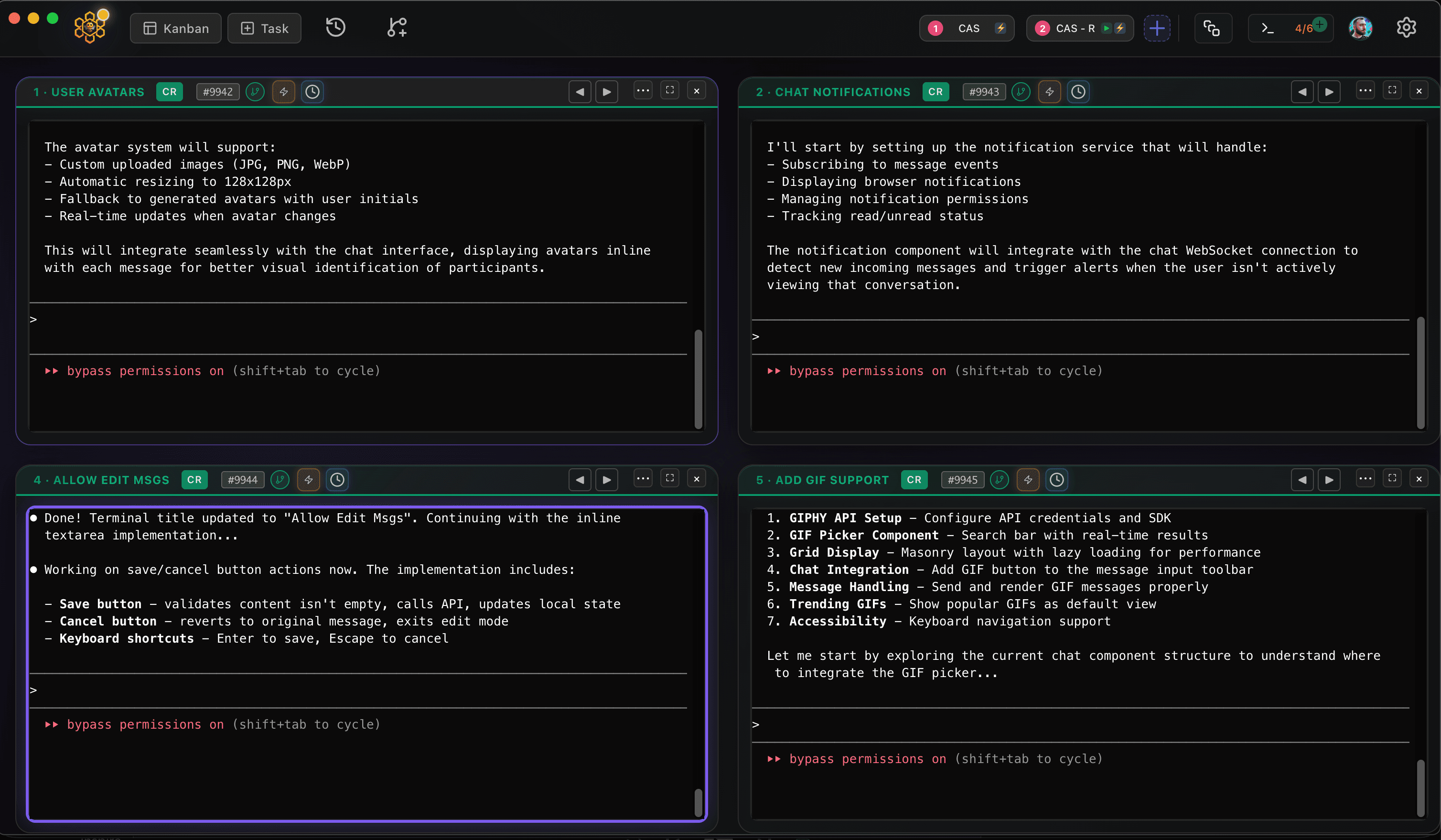 CodeAgentSwarm - Multiple AI Agents Interface